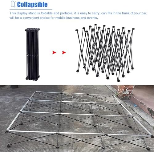Tension Fabric Display Stand Booth Frame 10x125ft Portable Pop Up