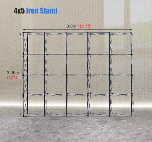 Tension Fabric Display Stand Booth Frame 10x125ft Portable Pop Up