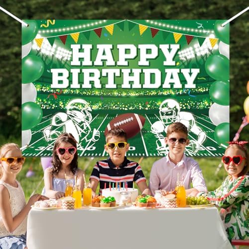 1 Pcs Football Backdrop for Parties and Photography