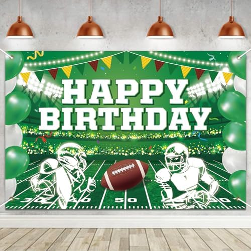1 Pcs Football Backdrop for Parties and Photography