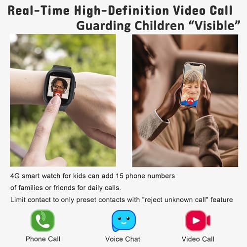 Kids Smart Watch with GPS and Video Calling for Age 5-12