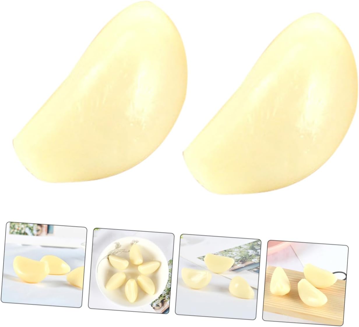LIFKOME 12pcs Artificial Garlic Flakes Posing Props