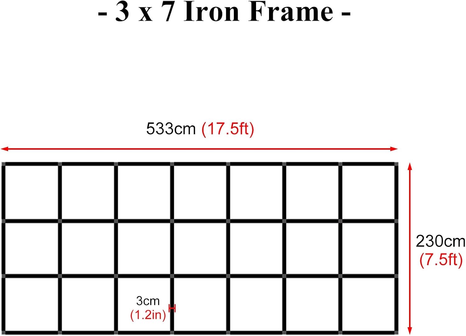 Collapsible Pop Up Photo Booth Backdrop Stand Frame 75ft x 175ft