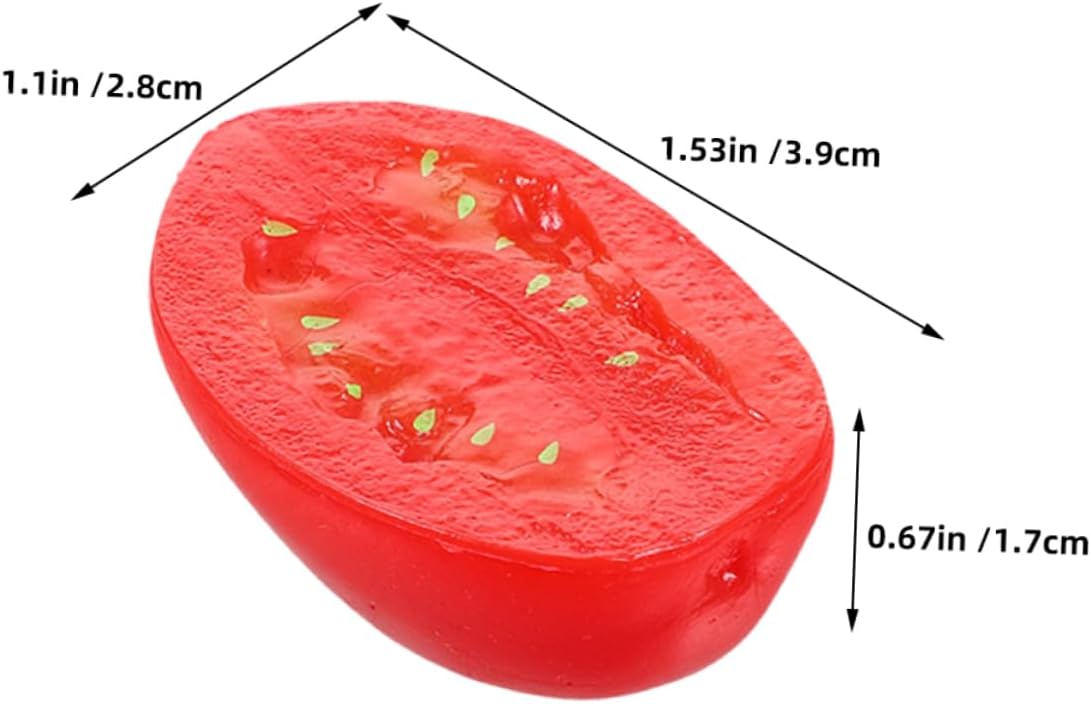 Zerodeko 10pcs Lifelike Cherry Tomato Models