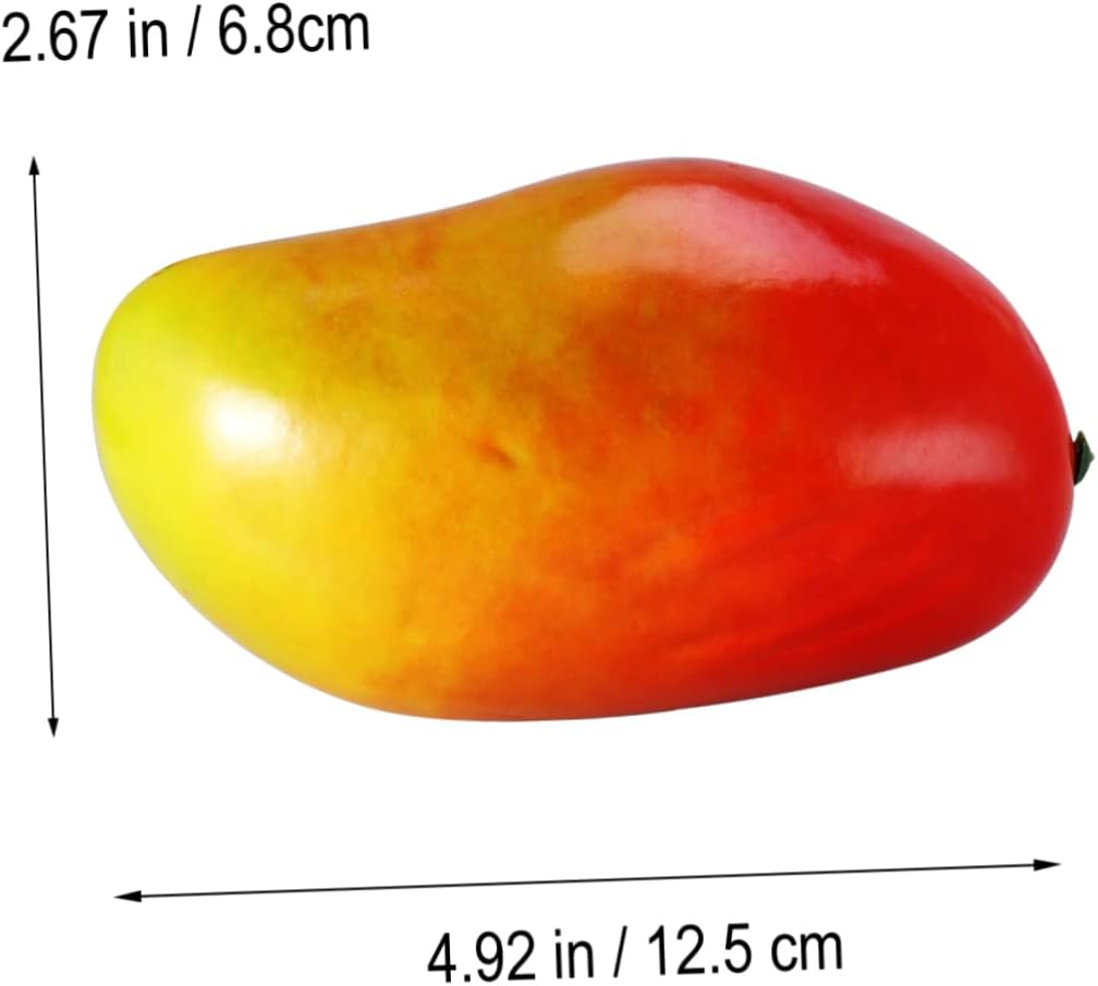 Unomor Realistic Red Yellow Mango Artificial Photo Prop