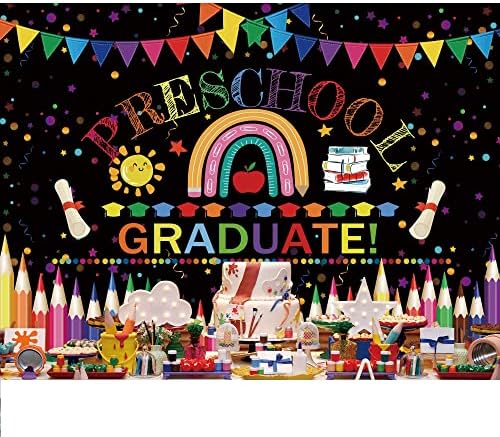 7x5ft Preschool Graduation Backdrop for Kindergarten Class of 2025