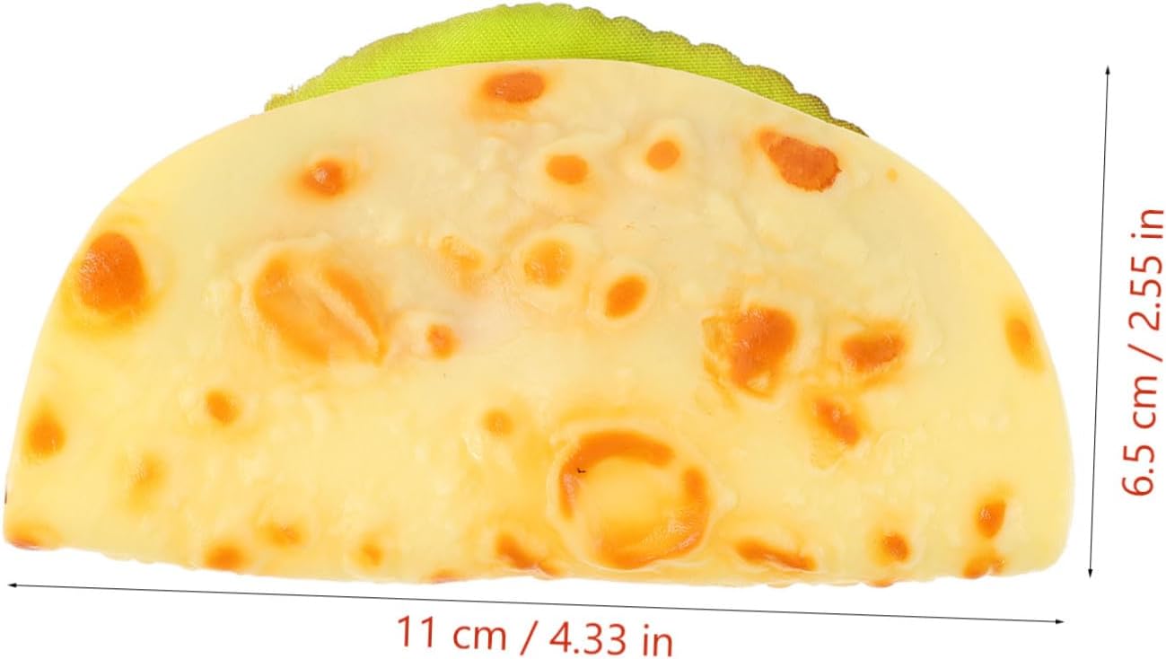 Housoutil Realistic Fake Vegetable Pancake for Photography Props