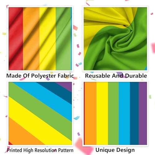 Rainbow Door Banner Floor Runner Entryway Decor