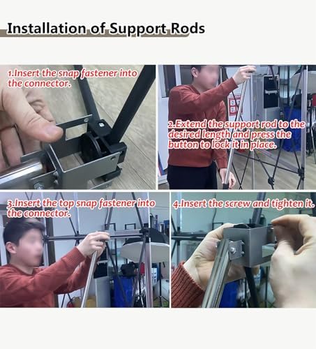 Portable Folding Tension Backdrop Frame for Events 1