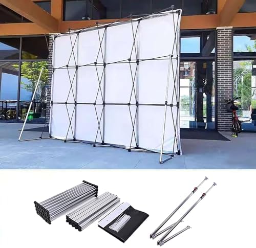 Foldable Aluminum Tension Backdrop Stand for Trade Shows and Events