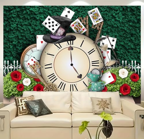 InMemory Green Wonderland Backdrop for Birthday Parties