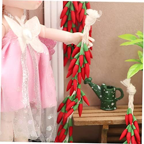 PRETYZOOM Realistic Chili Posing Props for Home and Photo Displays