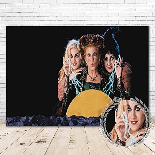 Colorwonder Hocus Pocus Halloween Backdrop 7x5ft