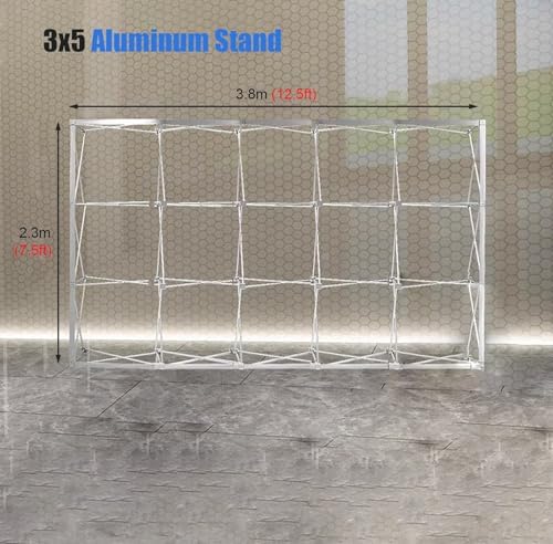 Collapsible Pop Up Exhibition Frame with Support Rods 23x38m