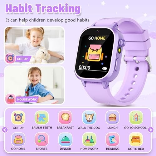 Kids Waterproof Smart Watch with HD Camera and 39 Puzzle Games