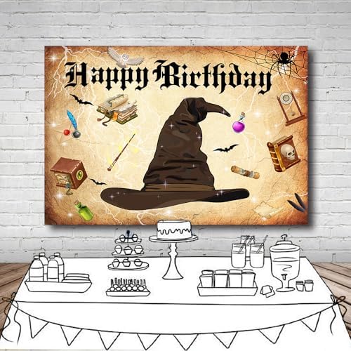 7x5FT Magic Wizard Halloween Background for Party Photos