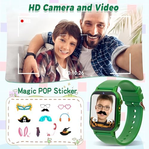 Kids Smart Watch with 32 Puzzle Games and HD Touch Screen