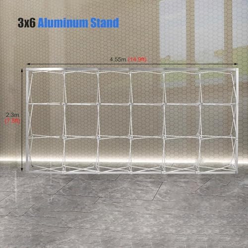Collapsible Pop Up Frame with Support Rods 23x455m