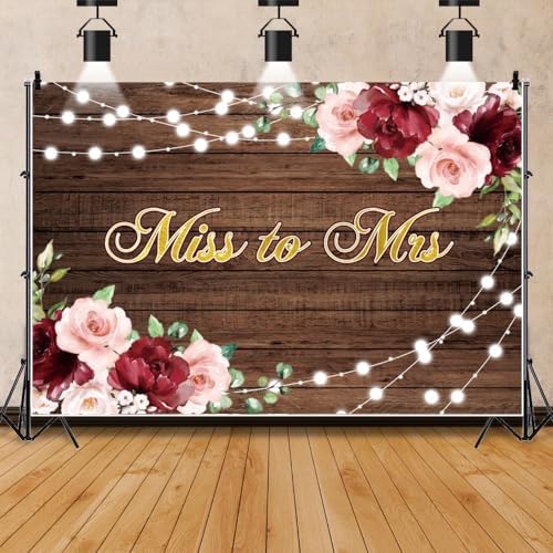 10x8ft Fabric Backdrop for Bridal Shower and Wedding Photography