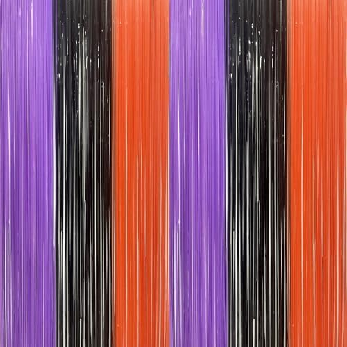 BRAVESHINE Tinsel Photo Backdrop Curtains 2 Pack