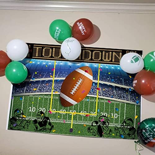 BINQOO Football Backdrop 7x5ft Photo Banner for Parties and Events