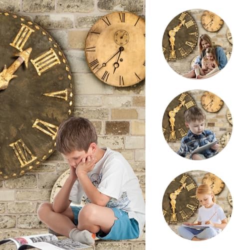 Vie Savaran 6x4ft Vintage Clock Backdrop