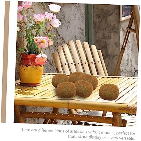 Homoyoyo Artificial Kiwi Decor Set of 6