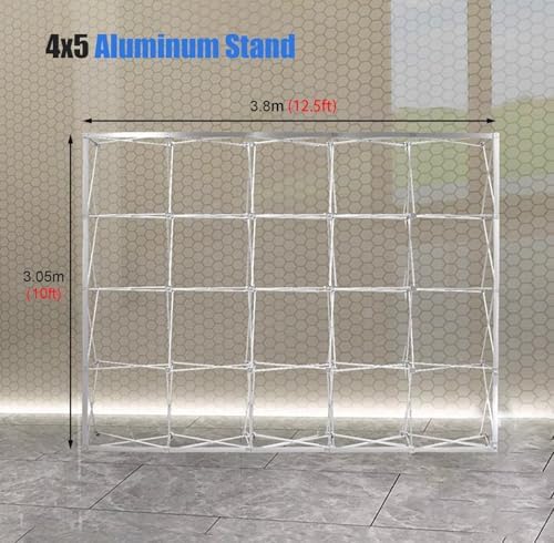 Portable Tension Fabric Pop Up Display Stand 10x125ft