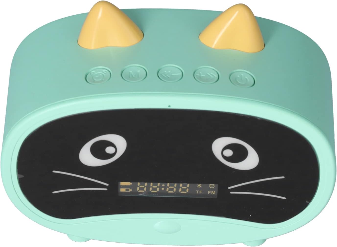 Cute Cat Ear Bluetooth Speaker with Dual Alarm