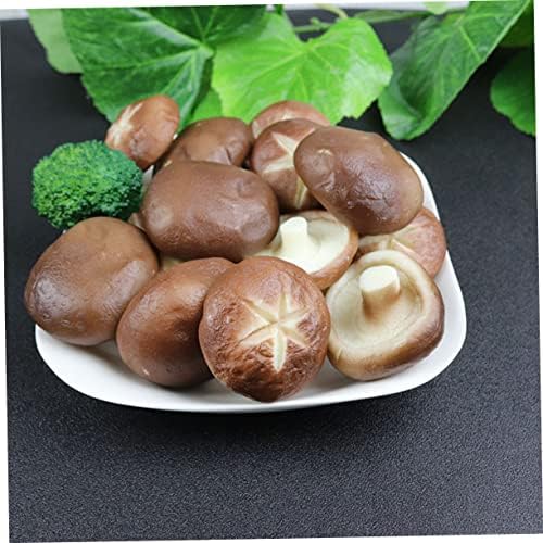 BESTYASH 6Pcs Bright Color Imitation Mushroom Photo Props