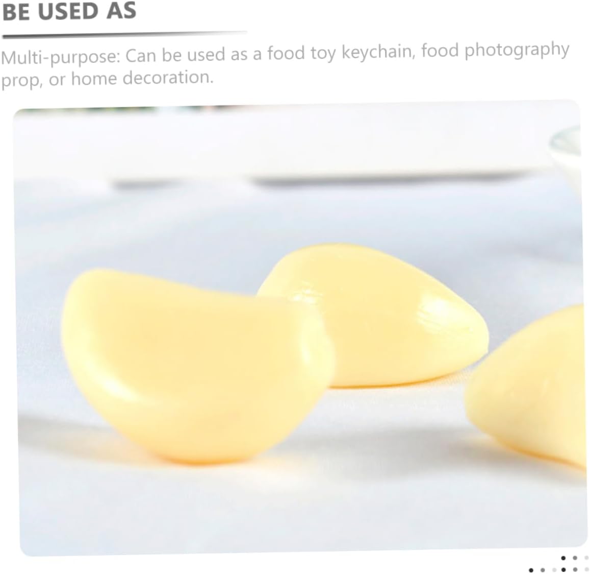 10pcs Artificial Garlic Flakes for Photo Studio Props