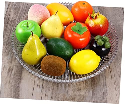 PRETYZOOM Realistic Red and Yellow Mango Artificial Fruit Photo Prop