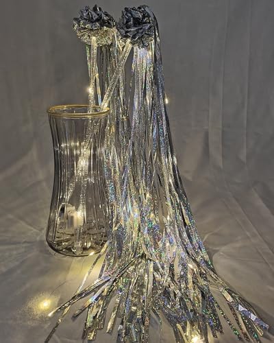 105 Piece LED Wedding Wand Set - Metallic Silver