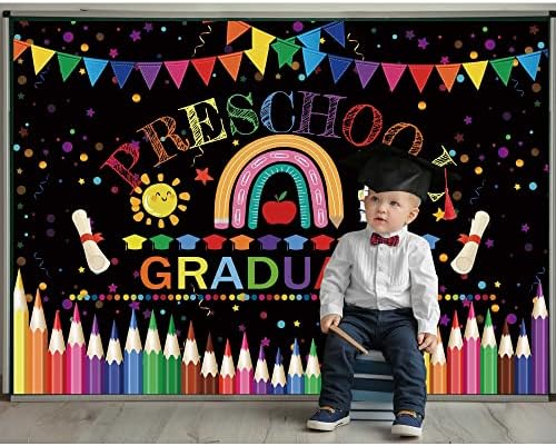 7x5ft Preschool Graduation Backdrop for Kindergarten Class of 2025