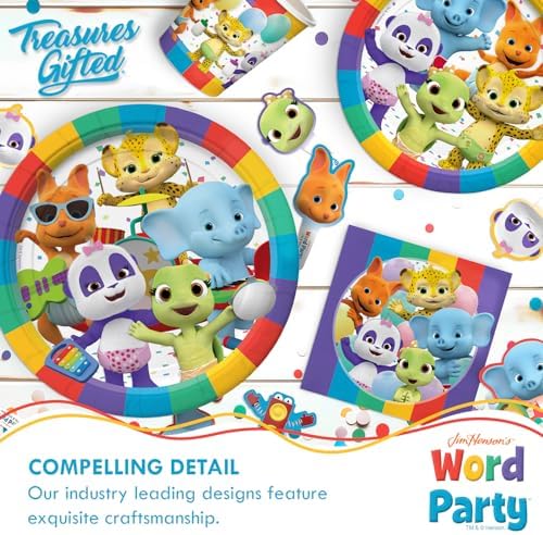 Treasures Gifted Word Party Backdrop 43ft x 6ft