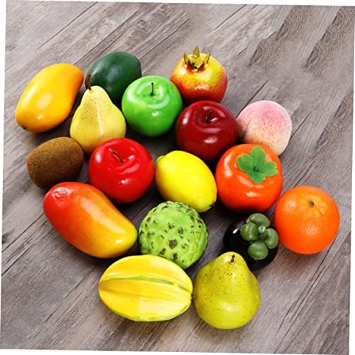 Garvalon Realistic Red and Yellow Mango Photo Props