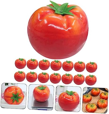 Zerodeko 15 Piece Foam Artificial Tomato Decor