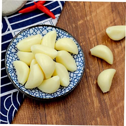10pcs Realistic Artificial Garlic Cloves for Photo Studio