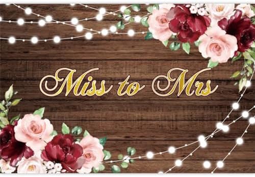 10x8ft Fabric Backdrop for Bridal Shower and Wedding Photography