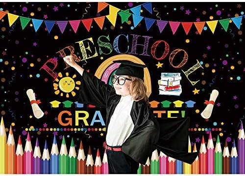7x5ft Preschool Graduation Backdrop for Kindergarten Class of 2025