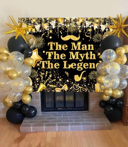 CenVen Man The Myth The Legend Banner Backdrop 6x4FT