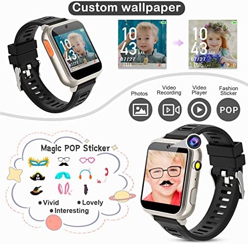 Kids Smart Watch with HD Camera and 24 Puzzle Games