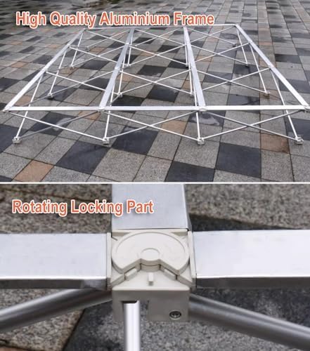 Aluminum Alloy Pop Up Display Stand with Bag and Ties 10ft L