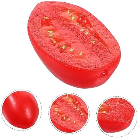 Unomor 10pcs Realistic Artificial Half Cherry Tomato Posing Props