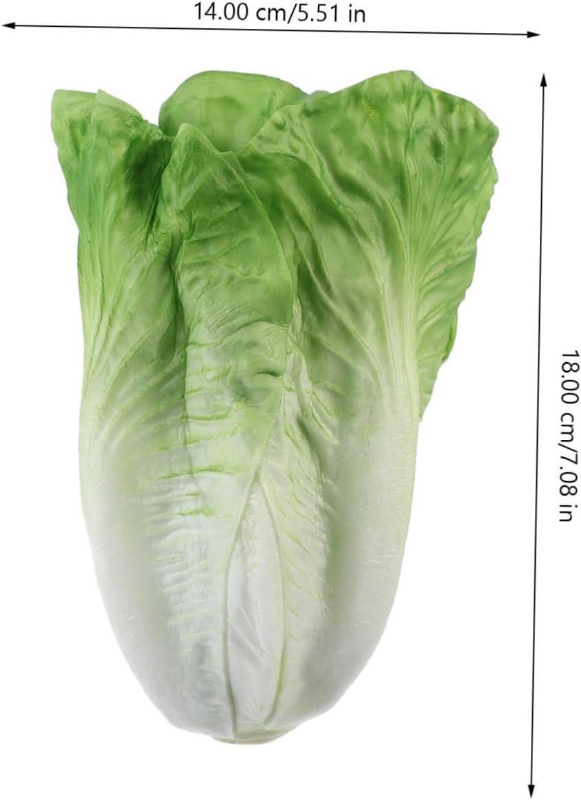 Cabilock Fake Lettuce Posing Prop for Photography