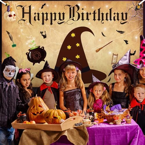 Wizard Birthday Backdrop Banners 6x36ft Party Decor Background