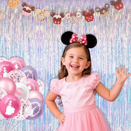 Iridescent Party Decorations Fringe Backdrop
