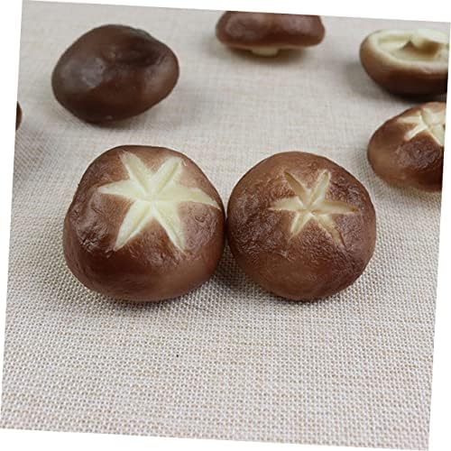 Happyyami 6Pcs Simulated Mushroom Models for Home Decor