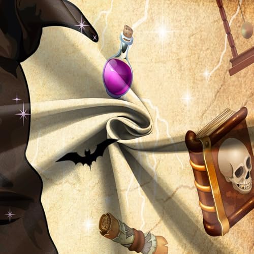 7x5FT Magic Wizard Halloween Background for Party Photos