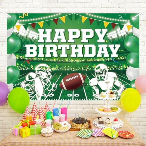 1 Pcs Football Backdrop for Parties and Photography